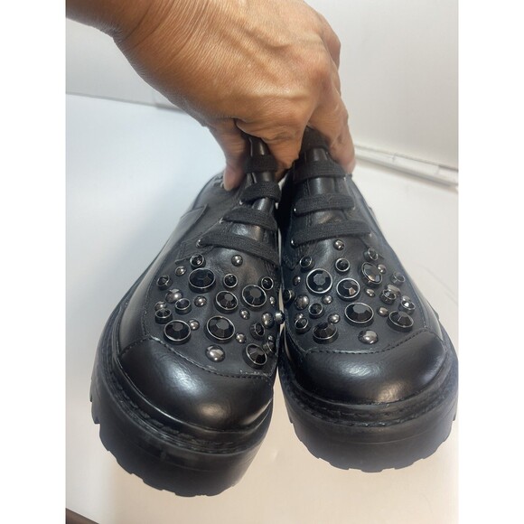 Karl Lagerfeld Paris Breck Studded Booties Sz 6 New - Picture 7 of 10